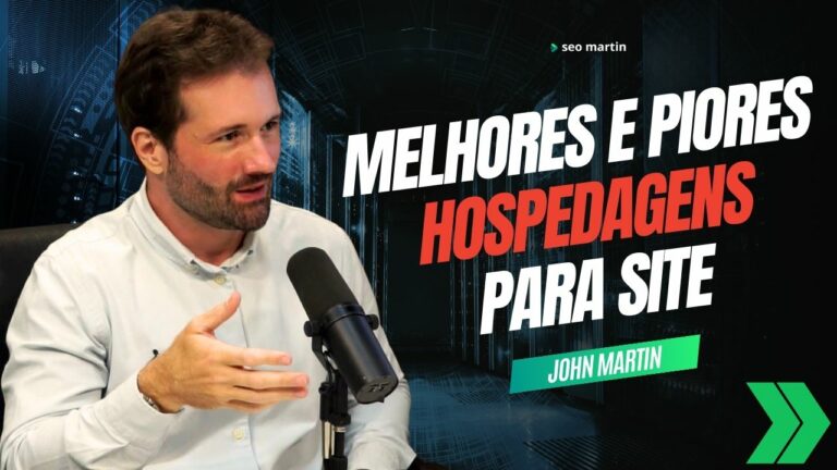 john martin em podcast sobre hospedagens de site